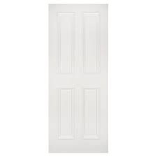 At the home depot, interior doors are installed by local pros, while exterior doors are installed by home depot installers. Deanta Internal White Primed Rochester 4 Panel Door