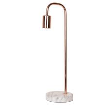 The box was in bad shape looked like an old used box, but luckily nothing was damaged. Rose Gold And Marble Lamp Online