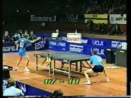 In 2008 the doubles events were replaced with team events and they've proved to be a great success. European Table Tennis Championships 1988 Mikael Appelgren A Mazunov Finale Video