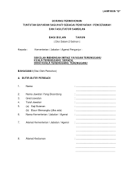 Borang tuntutan ke luar negara. Borang Tuntutan Bayaran Penceramah