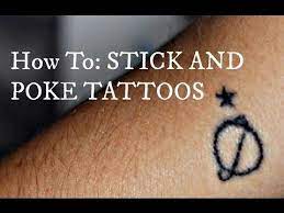 How To Stick And Poke Tattoos Youtube Poke Tattoo Stick And Poke Stick N Poke Tattoos