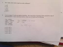 Enter us gallons or liters for conversion: How Many Cubic Meters Equal One Cubic Millimeter A Chegg Com