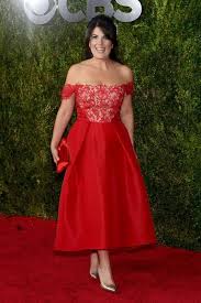 Monica lewinsky and bill clinton getty images. Monica Lewinsky Red Prom Like Dress At Tony Awards Gets No Love Lewinsky Wins Worst Dressed Celebrity Dresses Red Carpet Short Dress Tony Awards