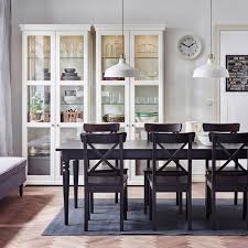Ikea glass table with trestle legs. Dining Room Inspiration Ikea Living Room Ikea Glass Cabinet Dining Room Chairs Ikea
