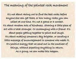 Painted Rocks The Meaning Of The Painted Rock Movement Painted Rocks Words Of Comfort Rock Painting Supplies