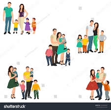 Photography from a dslr camera. Flat Style People Without Faces Family Parents And Children Set Ad Ad People Faces Flat Style Fashion Flats Royalty Free Stock Photos Style