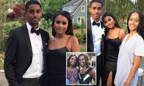 To her royal highness sasha obama, is hereby nominated as the #queen to. Sasha Obama Goes To The Prom Former First Daughter 17 Looks Very Glamorous Daily Mail Online