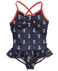 Also consider the straps on the swim suit. Nautica Girls One Piece Anchor Print Bathing Suit Just Bought This For My Lil Girl Cant Wait To Pu Big Girl Clothes Bathing Suits Anchor Clothes