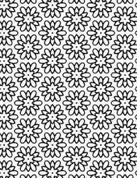 Colored background with different accessories. Flowers Free Adult Coloring Pages