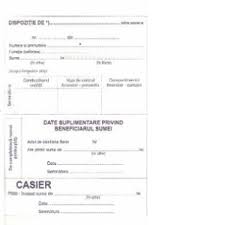Dispoziția de plată este un formular tipizat reglementat pentru plăți din cont conform prevederilor legale. Dispozitie De Plata Incasare Catre Casierie Hartie Autocopiativa