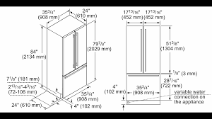 Our fridge size guide will show you how to measure for the best fit. Siemens Ci36tp02 Built In Fridge Freezer With Freezer At Bottom