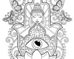Teach your child how to identify colors and numbers and stay within the lines. Hamsa Coloring Pages Coloring Home