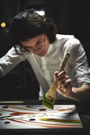 Charles Michel Chef Final Table Food Painting Chef Pictures Culinary Artist Chef Inspiration