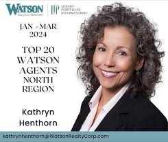 I am excited and happy to announce that I am among Watson Realty Corp.'s  Top Agents for Q1 2024!