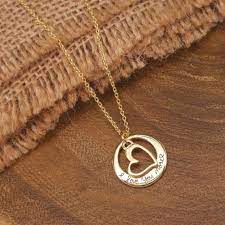 Gold I Love You More Necklace Heart Necklace Circle Necklace Minimalist Necklace Hand Engraved Ne Engraved Necklace Jewelry Inspiration Minimalist Necklace