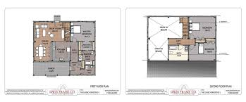 The house plan's layout includes: Most Requested Timber Frame Floor Plans Check Them Out