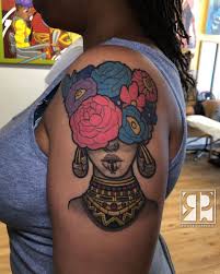 Dark Skin Tattoos 4 Years Healed Dark Skin Body Art Tattoo Ideas And Inspiration Dark Skin Tattoo Black Girls With Tattoos Brown Tattoo Ink