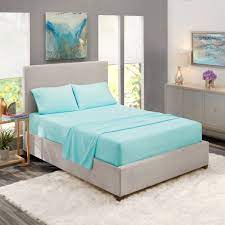 26+bath_bedding_sheets),searchableattributes:((bed size=full))],env:sears_prod switching bed sheets is not only important for decorating, but it's also essential for keeping you cozy every season. Full Xl Size Bed Sheets Set Aqua Blue Luxury Bedding Sheets Set 4 Piece Bed Set Deep Pockets Fitted Sheet 100 Soft Microfiber Hypoallergenic Cool Breathable By Clara Clark Walmart Com
