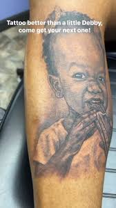 A Tattoo is way better than a little Debby, because you can’t poop out a  tattoo! So come get your new tattoo, call 317-431-8318