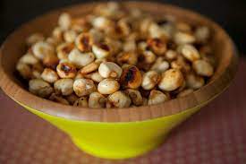 Roasted Corn Nuts Homemade And Healthy Snack Recipe Roasted Corn Corn Nuts Recipe Healthy Snacks
