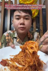 Eating Spaghetti Even Without a Feast! POV Mukbang Video