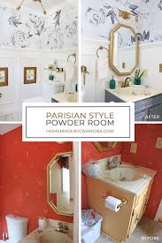 Tap a tile above to reveal the letter. Parisian Inspired Powder Room Makeover Home Made By Carmona