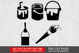 Download Paint Bucket Graphic By Design Palace Creative Fabrica PSD Mockup Templates