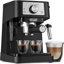 Delonghi primadonna elite experience bean to cup coffee machine. Amazon Com De Longhi Stilosa Manual Espresso Machine Latte Cappuccino Maker 15 Bar Pump Pressure Manual Milk Frother Steam Wand Black Stainless Ec260bk Kitchen Dining