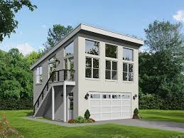 062g 0214 Modern Garage Plan With Man Cave Garage Plans With Loft Garage Apartment Plan Garage Floor Plans