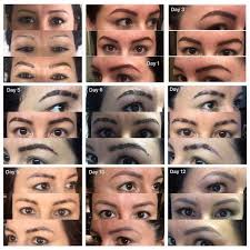 Microblading Healing Days 1 Through 14 Microblading Healing Process Tattoo Healing Process Microblading Eyebrows