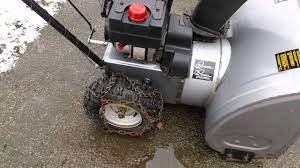 A recoil start and self. Mtd Deluxe Gold Series Snowblower Youtube