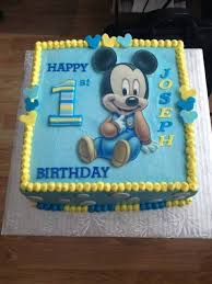 Bolo Do Mickey Mouse 50 Modelos E Como Fazer Mickey Birthday Cakes Mickey 1st Birthdays Baby Mickey Mouse Cake
