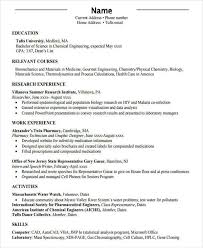 Chemists discovered penicillin, fertilizers, plastics, and radiation. Free 51 Resume Samples In Pdf Ms Word