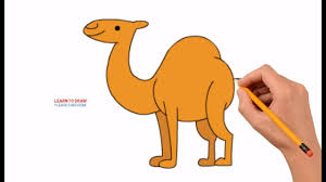 It's big animal, living mainly in hot africa. How To Draw A Camel Very Easy Step By Step Coloring Book Page And Drawing Learn Colors For Kids Youtube
