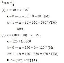 Tentukan himpunan penyelesaian dari persamaan: Contoh Soal Pertidaksamaan Trigonometri Cara Golden