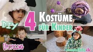 Jetzt müssen die beiden ohren nur noch an der babymütze angenäht werden und damit ist das häschenkostüm eigentlich auch schon fertig. 4 Kostume Fur Kinder Ohne Nahen Diy Upcycling Mamiblock Youtube