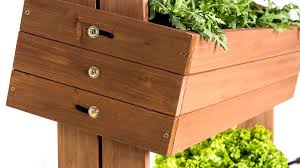 Gemüsebeet im garten, auf der terrasse oder auf dem balkon. 30196 Vertikales Hochbeet Cube 4 Hecht International