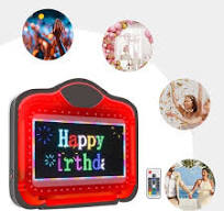 LED Letter Presenter Displayer APP Programmable Display Sign for Wedding  Party