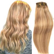 It can be classic like jessica chastain (a real life jessica rabbit). Clip In On Hair Extensions Human Hair 7 Pcs 120g Per Set Blonde With Strawberry Blonde Highlights Dip Dyed Balayage For Full Head Straight Soft Thick Extensions 20 Inches 27p613 Amazon In Beauty