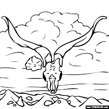 Color the brown thrasher bird red, brown, and white with dark brown streaks and a yellow eye. O Keeffe Online Coloring Pages Thecolor Com