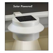 Solar Powered Gutter Light Easily Add Perimeter Solar Lighting On To Your Gutters This Light With Two Brigh Outdoor Security Lights Solar Power Outdoor Solar