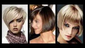 Der long bob in gut durchgestufter variante ist der ideale haarschnitt fur feines haar. Kurzer Bob Frisuren Mit Pony Youtube