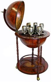 Antique burr walnut cocktail drinks cabinet by hille. The Best Globe Drinks Cabinets Vivid Maps