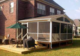 Screen Porch With A Grill Deck Extension Screened Porch Designs Porch Design Screened Porch