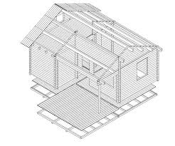Grosses Gartenhaus Mit Terrasse Oklahoma 26 4m 70mm 5x6