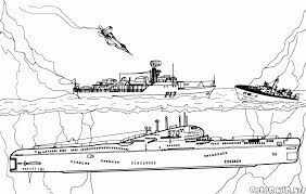 Ships coloring pages the first known vessels date back to the neolithic period, about 10,000 years ago, but could not be described as ships.the first navigators began to use animal skins or woven fabrics as sails. Coloring Page Battleship