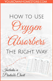 How To Use Oxygen Absorbers The Right Way Freeze Drying