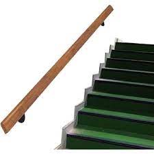 Indoor stair railings wall mounted. Stair Handrail Fafz Staircase Handrail 1 20ft Non Slip Solid Wood Stair Rail Wall Mounted Home Indoor Loft Elderly Railings Handrails Corri