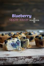 Coconut Flour Blueberry Apple Sauce Muffins Rezept Lebensmittel Essen Gesund Backen Lecker