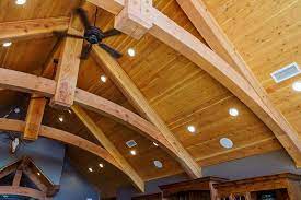 Trusses usually occur at regular intervals, linked by longitudinal timbers such as purlins. 9 Timber Frame Truss Styles For Custom Floor Plans